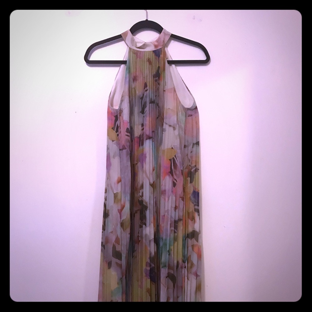 Ted Baker floor length floral dress